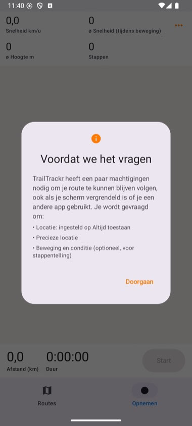 Voordat we het vragen