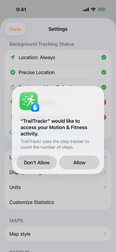 Optional: Motion & Fitness