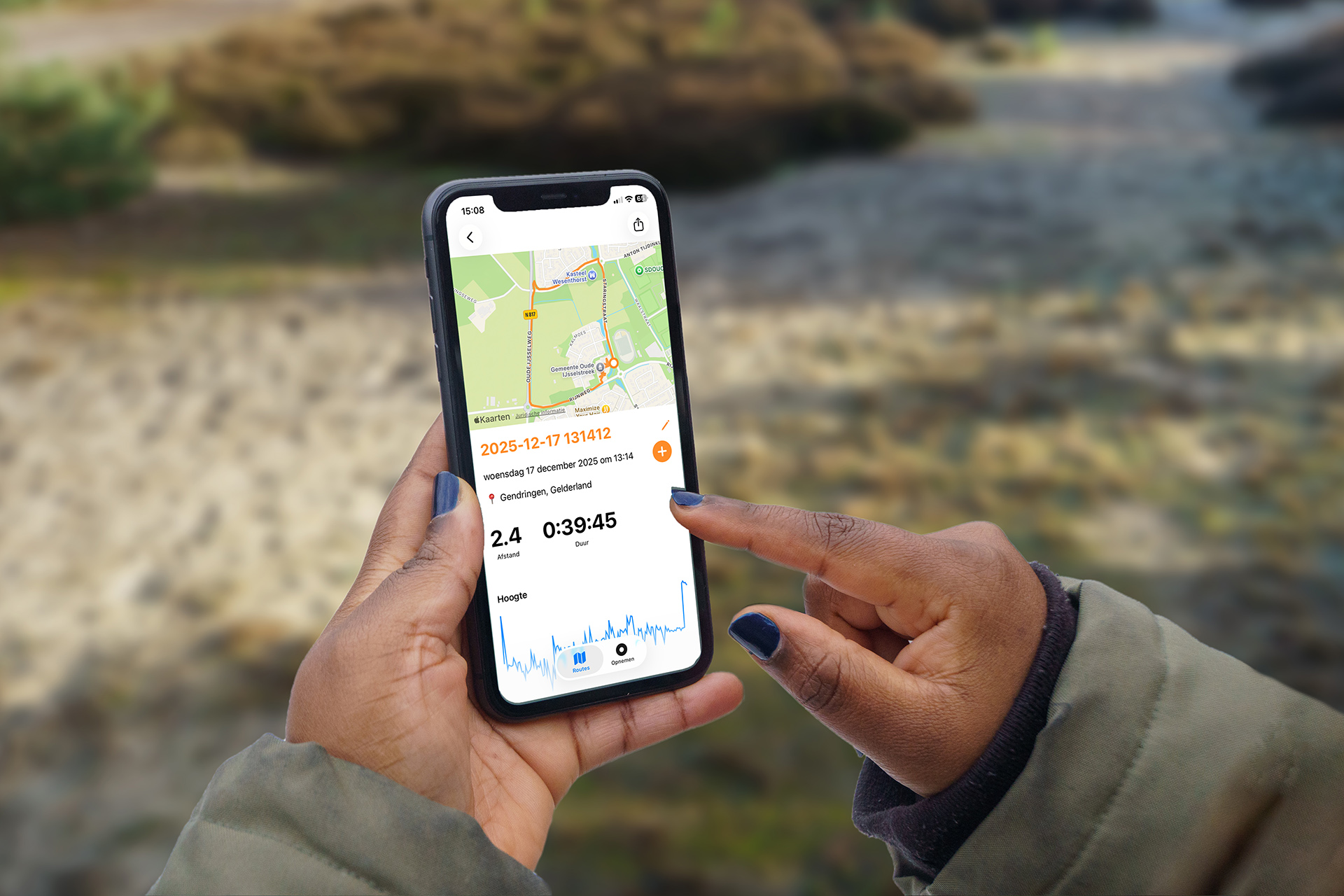TrailTrackr in action